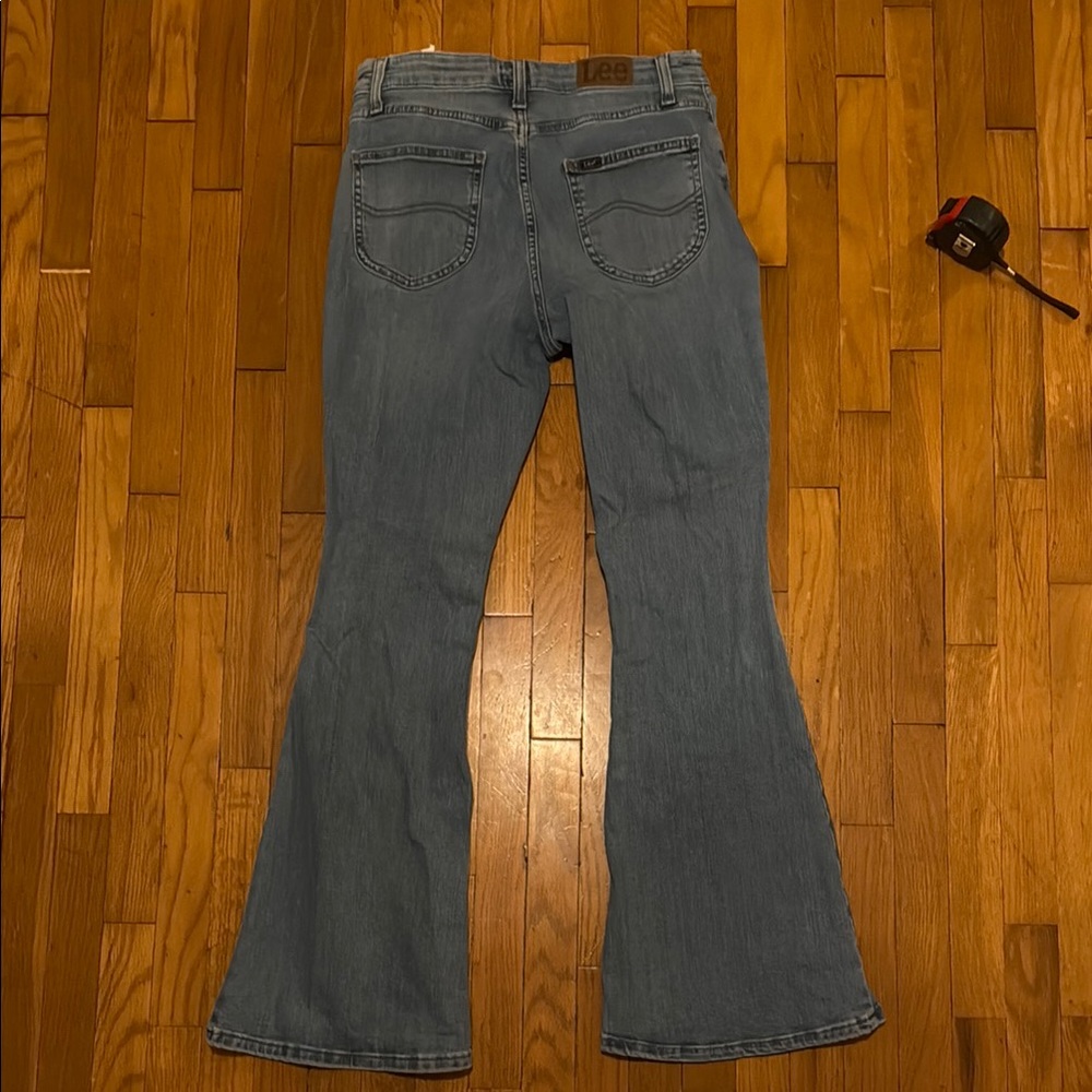 Lee Blue Flare Wide Leg Jeans
